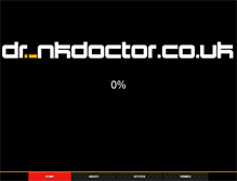 Tablet Screenshot of drinkdoctor.co.uk